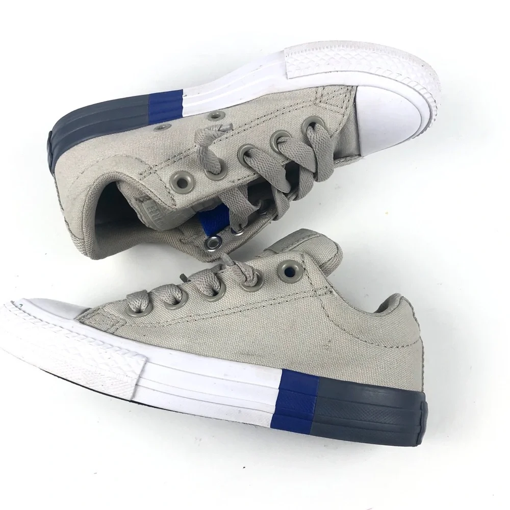 Converse Kid Tan Navy All Star Low Top Sneakers 12